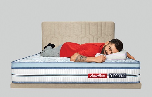 Back Magic (firm mattress) from Duroflex’s Duropedic range is the preferred mattress by Virat