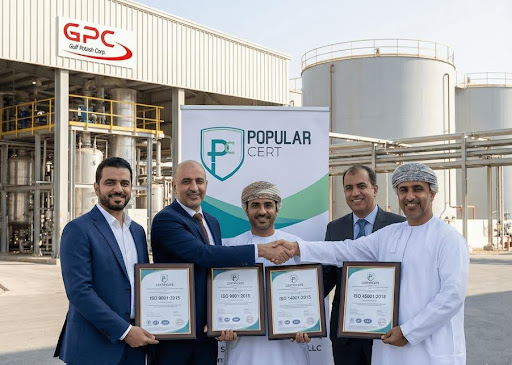 Gulf Starch Plant Achieves Triple ISO Certification with Popularcert’s Expert Guidance